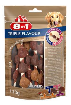 Pochoutka 8in1 Triple Flavour skewers (6ks) + Množstevní sleva