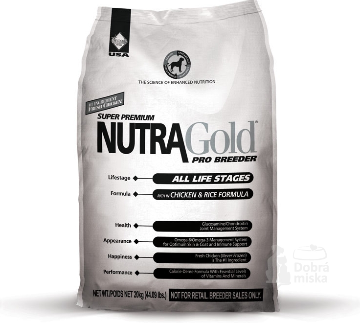 Nutra Gold Breeder Bag 20kg + Doprava zdarma