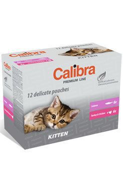Calibra Cat  kapsa Premium Kitten multipack 12x100g + Množstevní sleva