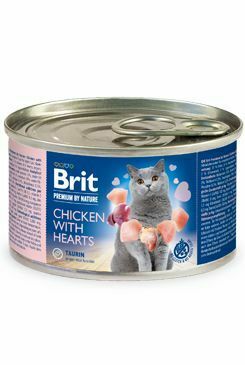 Brit Premium Cat by Nature konz Chicken&Hearts 200g + Množstevní sleva