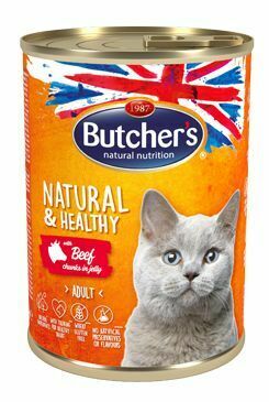 Butcher's Cat Natur.&Healthy s hovězím masem 400g + Množstevní sleva