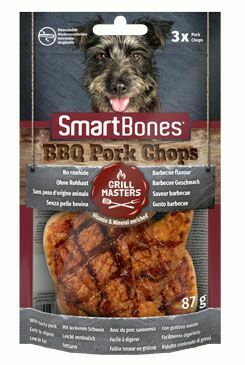 Pochoutka SmartBones Grill Masters Pork Chop SM 3ks + Množstevní sleva